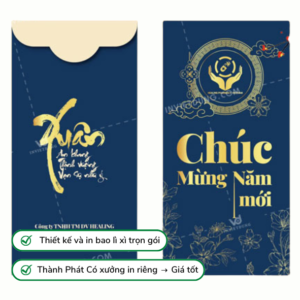 In Bao Lì Xì Doanh Nghiệp – Thiết Kế Theo Thương Hiệu, Giá Tốt Tận Xưởng