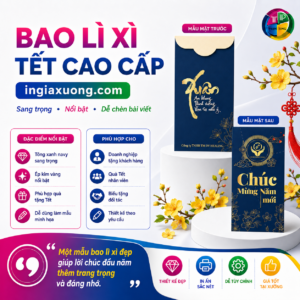 In Bao Lì Xì Quận 1 - Nhận In Số Lượng Ít - Lấy Luôn Trong Ngày
