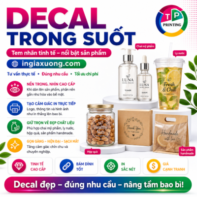 Decal trong suốt