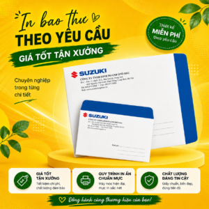 Bao Thư Nhận Diện Thương Hiệu | Sứ Giả Khẳng Định Đẳng Cấp Doanh Nghiệp